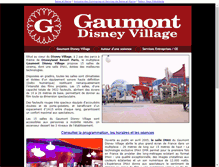 Tablet Screenshot of gaumontdisney.atome77.com